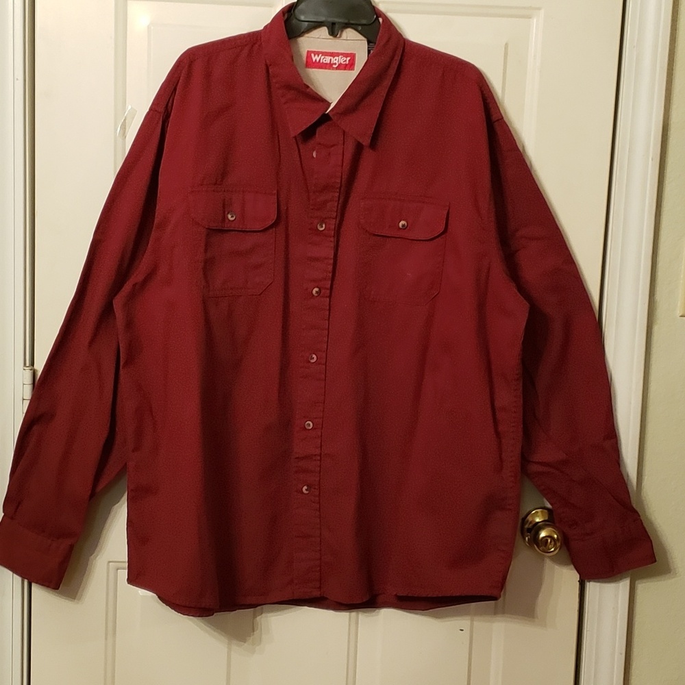 Mens Wrangler Buttonup Shirt  sz 2XL
